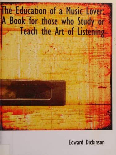 Education of a Music Lover