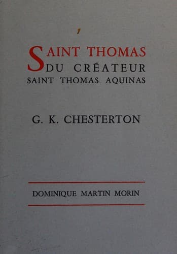 Saint Thomas du Créateur