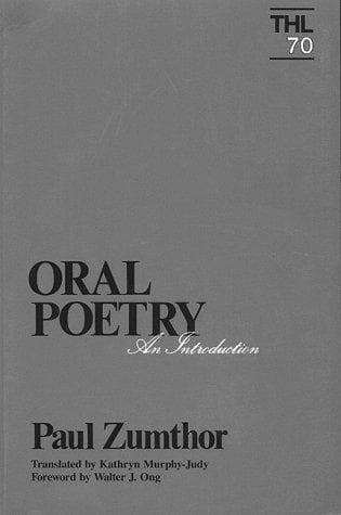 Oral poetry
