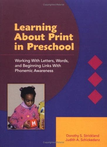 Learning about print in preschool