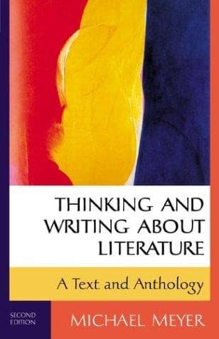 Thinking and writing about literature