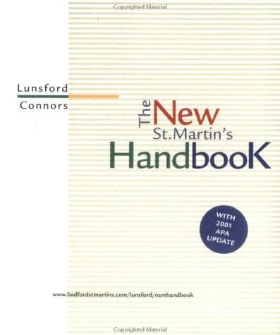 The New St. Martin's Handbook