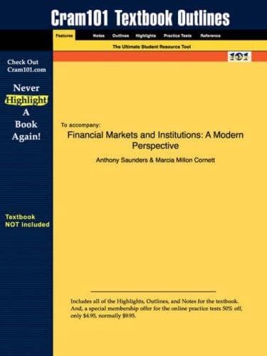 Studyguide for Financial Markets and Institutions