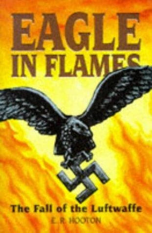 Eagle in flames