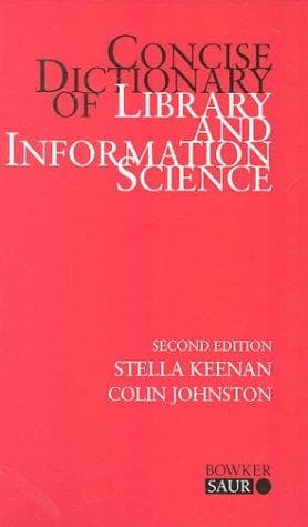 Concise dictionary of library and information science
