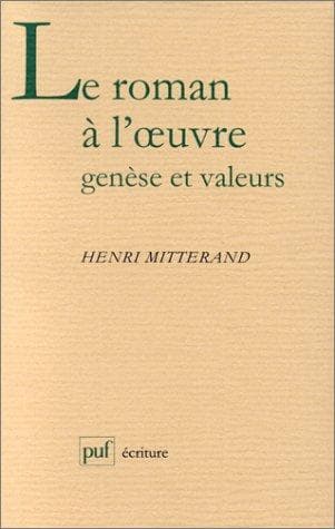 Le roman a l'euvre