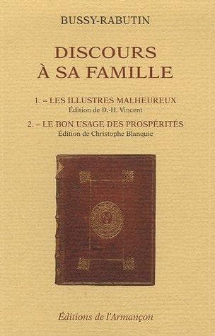 Discours à sa famille