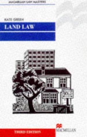 Land Law (Palgrave Law Masters)
