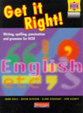 Get it right!