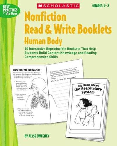 Nonfiction Read & Write Booklets: Human Body