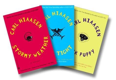 Carl Hiaasen's South Florida Three-Book Set [Sick Puppy, Skin Tight, Stormy Weather]