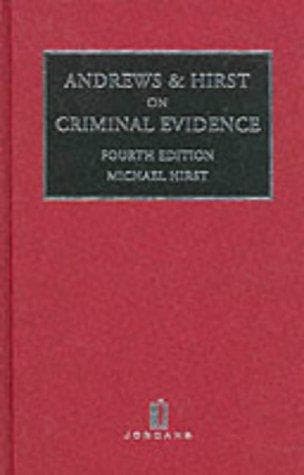 Andrews & Hirst on Criminal Evidence