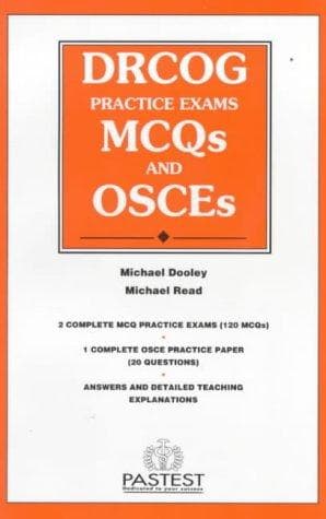 DRCOG practice exams