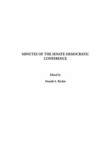 Minutes of the Senate Democratic Conference