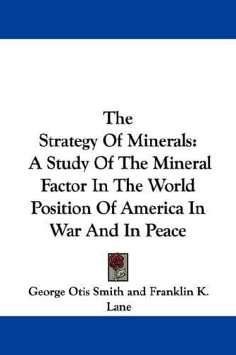 The Strategy Of Minerals