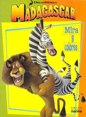 Madagascar - Mira y Colorea