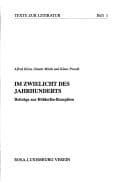 Im Zwielicht des Jahrhunderts