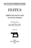 Abrégé des hauts faits du peuple romain (Collection Des Universites de France Serie Latine) (French Edition)