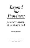 Beyond the provinces