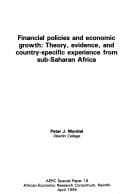 Financial policies and economic growth