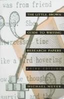 The Little, Brown guide to writing research papers