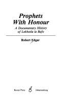 Prophets with honour