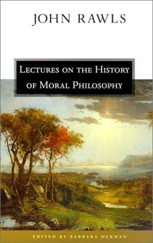 Lectures on the history of moral philosophy