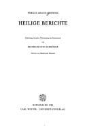 Heilige Berichte