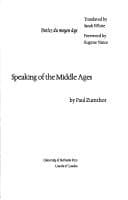 Speaking of the Middle Ages =