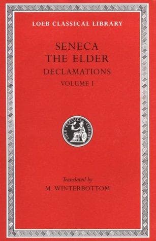 The elder Seneca declamations