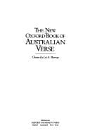 The New Oxford book of Australian verse