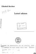 Lectori salutem