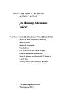 Do housing allowances work?