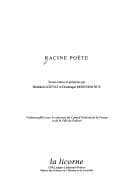 Racine poète