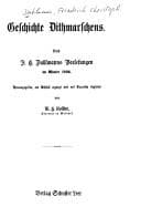 Geschichte Dithmarschens