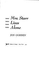 Mrs. Starr lives alone