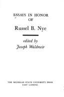 Essays in honor of Russel B. Nye