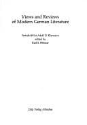 Views and reviews of modern German literature