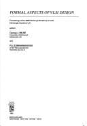 Formal Aspects of Vlsi Design