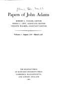 Papers of John Adams, Volumes 5 and 6, August 1776 - July 1778 (Adams Papers)