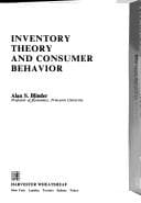 Inventory Theory and Consumer Behaviour