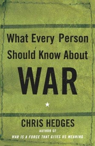 What every person should know about war