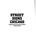Street Signs Chicago
