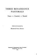 Three Renaissance pastorals