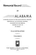 Memorial record of Alabama