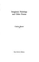 Imaginary paintings and other poems