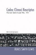 Codex Climaci Rescriptus (Horae Semiticae)
