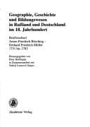 Geographie, Geschichte und Bildungswesen in Russland und Deutschland im 18. Jahrhundert
