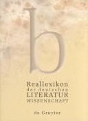 Reallexikon der Deutschen Literaturwissenschaft, Band 1