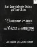 Study Guide with Select Solutions and Visual Calculus 1998 Package